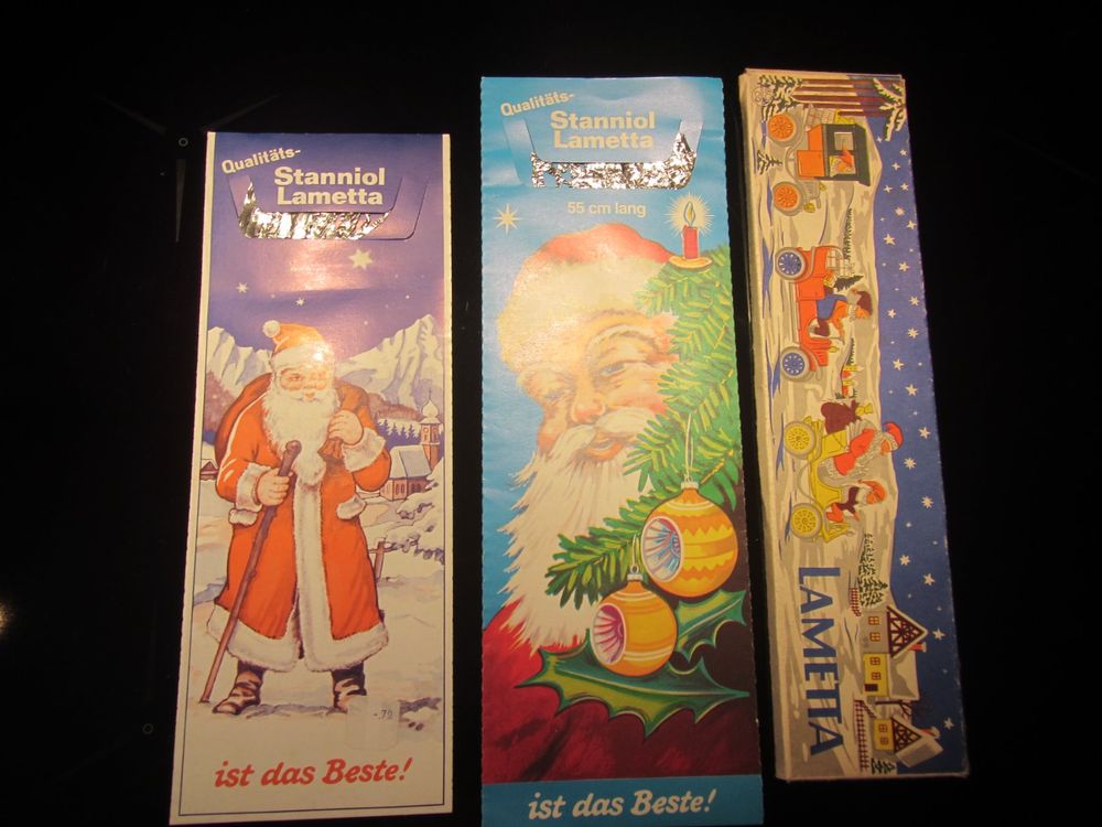 altes originales Staniol / Lametta für den Christbaum (Gebraucht) in ...