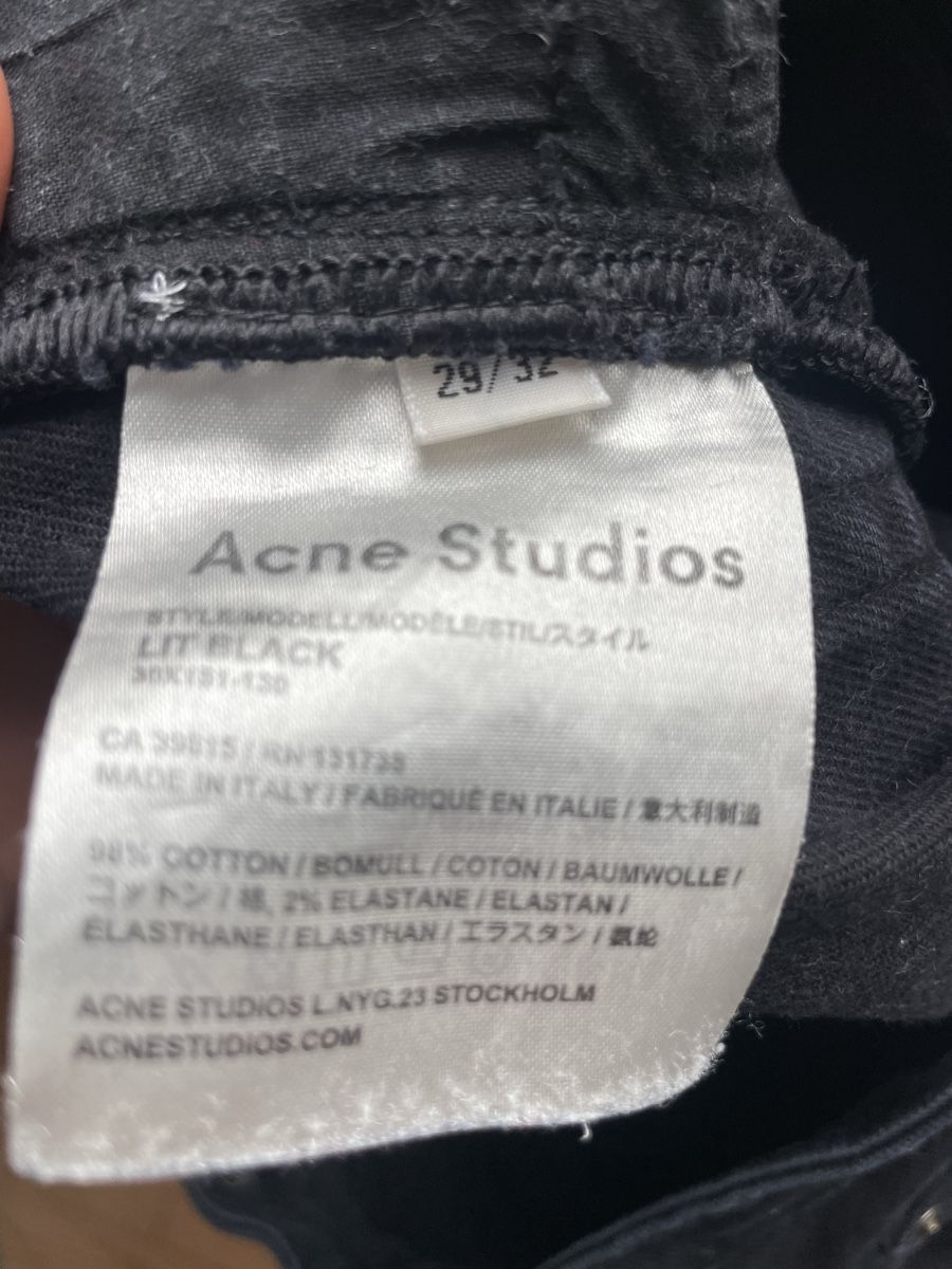 Jeans: Acne black jeans size 29 – Gebraucht aus Yverdon-les-Bains von pen_bbz8 5