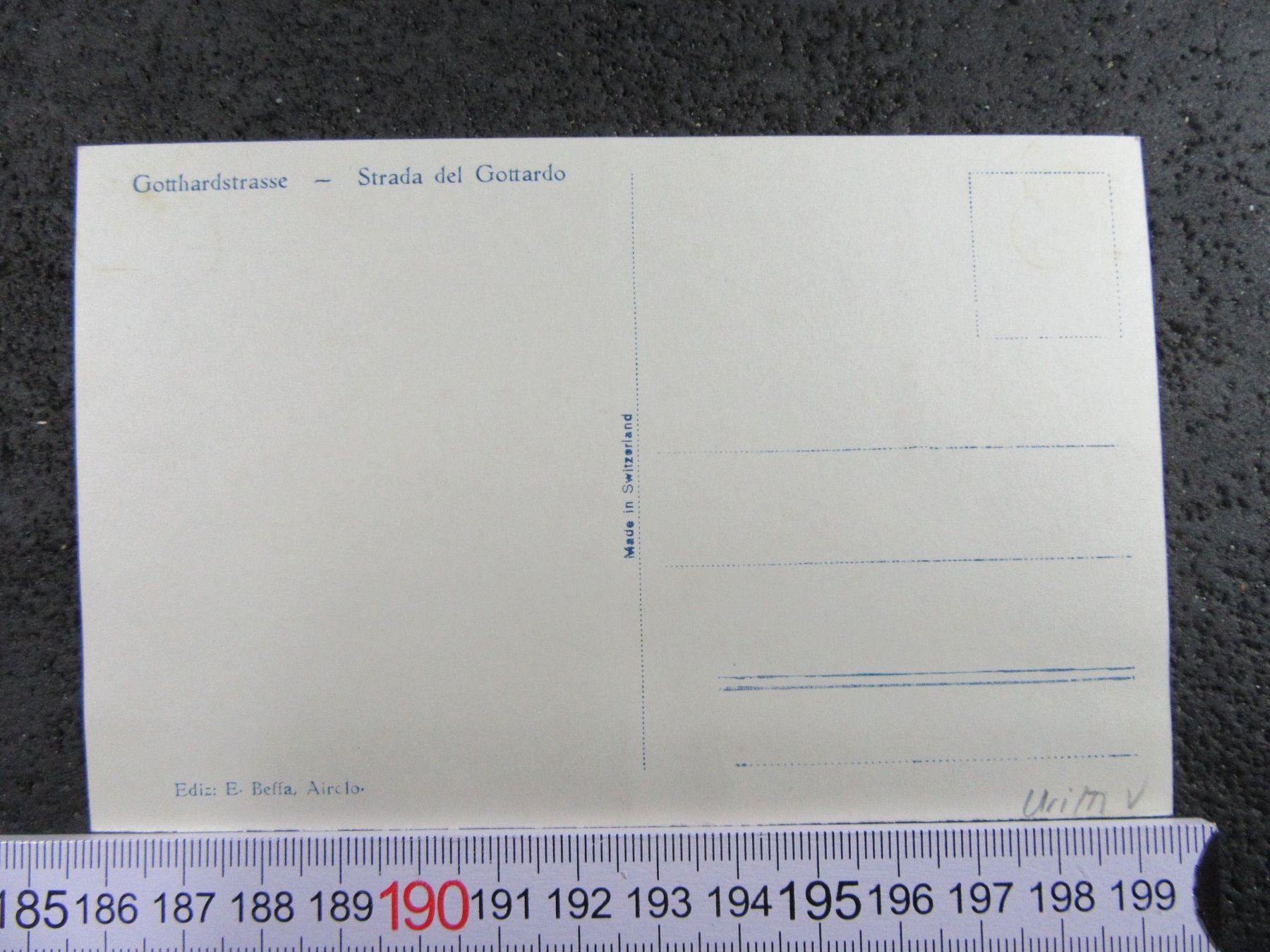 Cartes postales: GOTTHARDSTRASSE URI AK – D'occasion à Ettingen par Hausi4711 1
