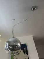 Haengelampe Kugel Design Chrom Optik guter Zustand