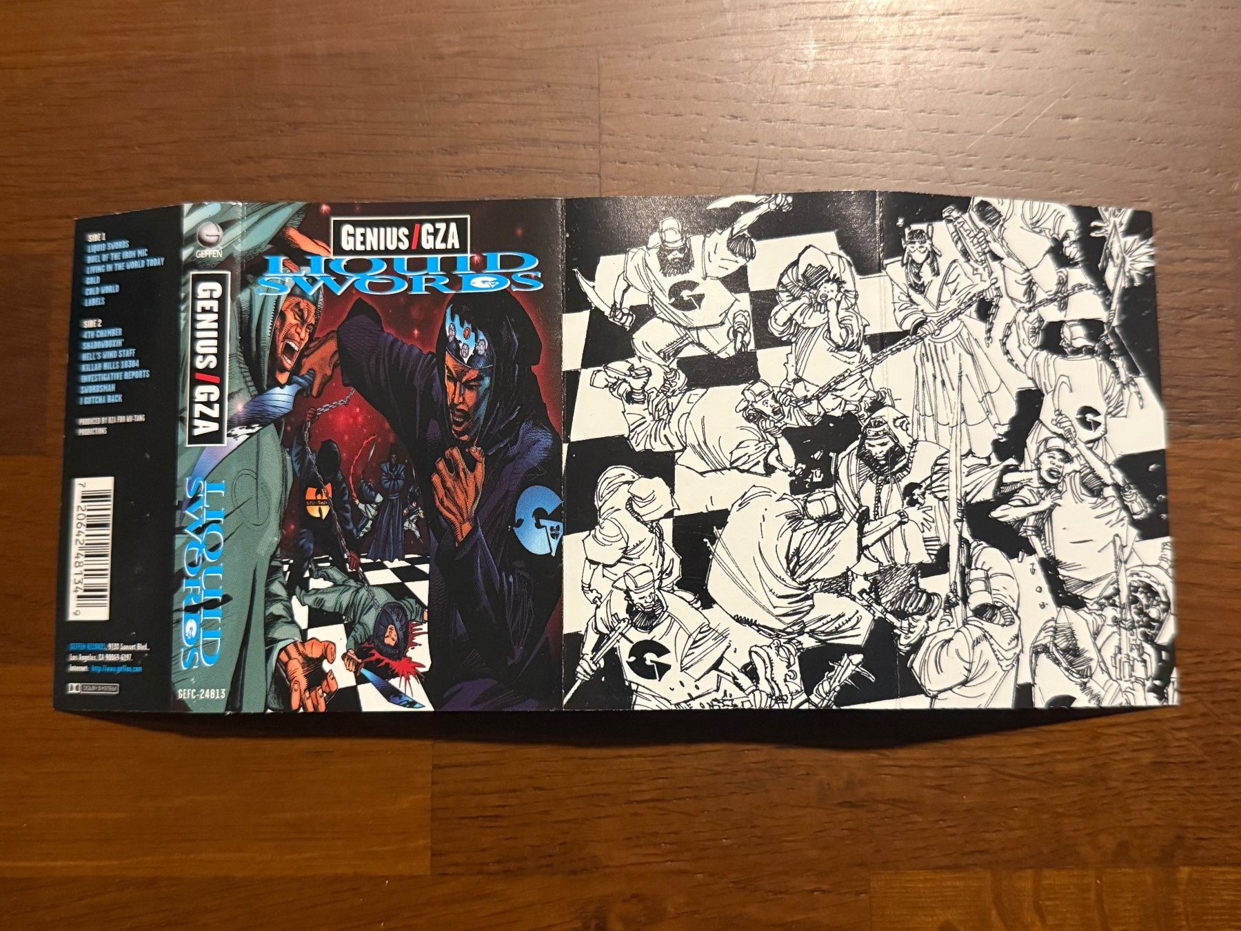 Musicassette: Genius/GZA - Liquid Swords Geffen / 1995 MC – Usato da Delémont venduto da cpop 2