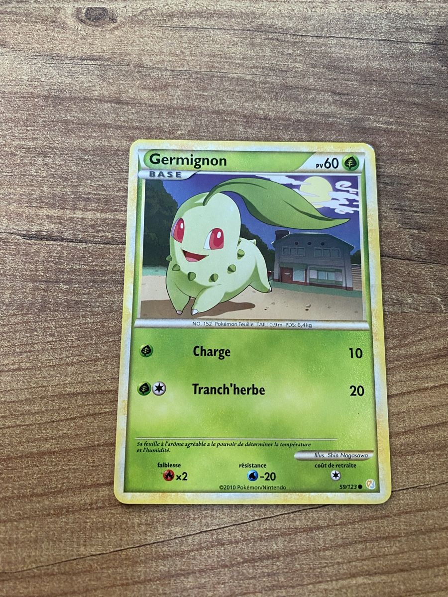Pokémon Carte collezionabili: Carte Pokémon Germignon Base 2010 59/123 – Usato da Rossemaison venduto da Carduelis