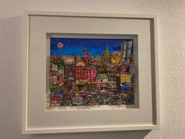 Fazzino 3D Mangia Mulberry Street, DX 🎁⏳💥🔴