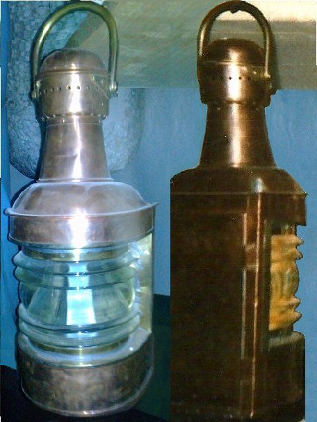 Lampade: Antike Schiffs-Buglampe – Usato da Rorschach venduto da kristys 1