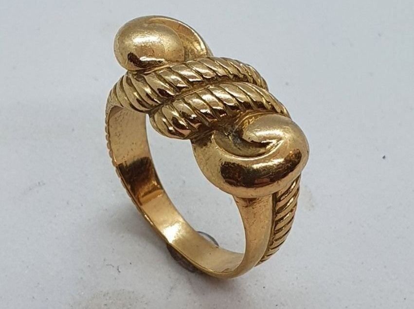 Ringe: Römischer Ring 18 Karat Gold 750 – Gebraucht aus Unterägeri von Altgoldschmuck 3