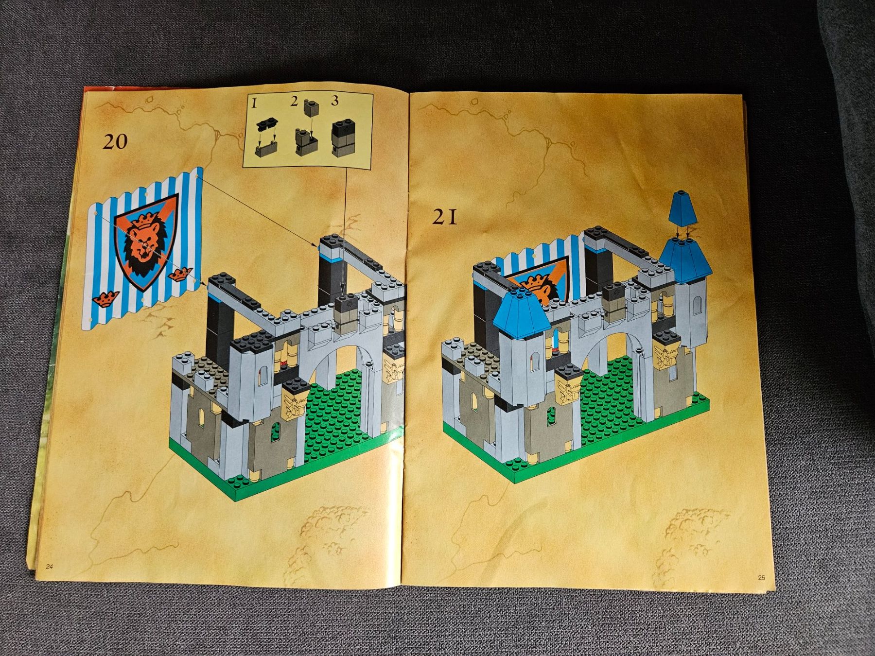 Lego Giocattoli: Lego Bauplan King Leo's Castle – Usato da Kirchenthurnen venduto da Scratchy02 2