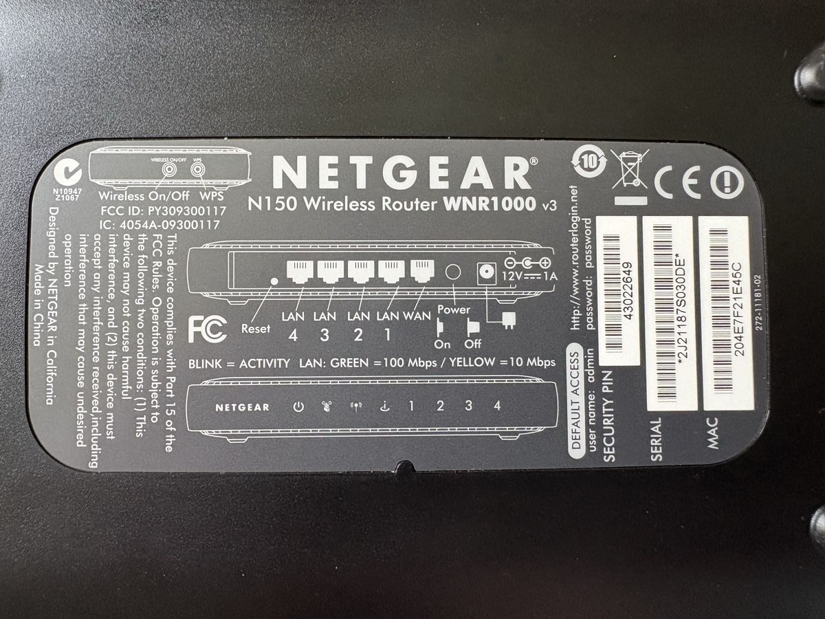 Netgear Modem & Router: Netgear WNR1000 v3 - N150 WLAN-Router – Usato da Utzenstorf venduto da wing55 3