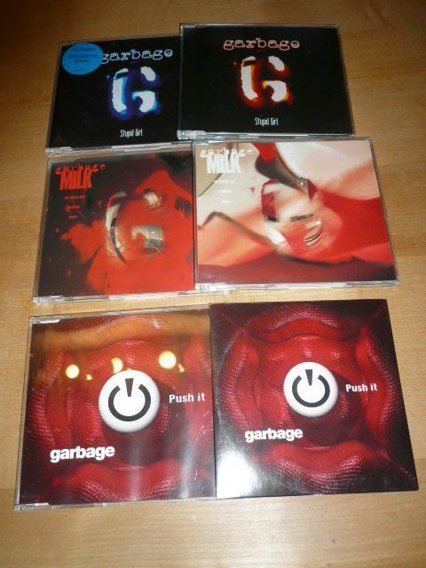 CD: GARBAGE - 6 different CD Singles – Nuovo e nell'imballaggio originale da Zofingen venduto da mooni89