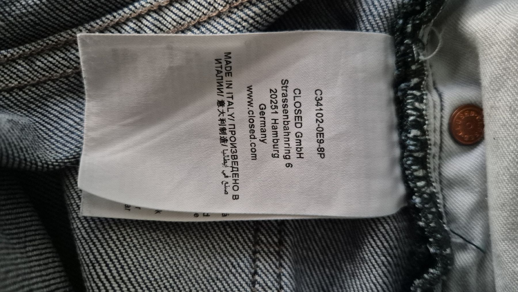 Closed Jeans: CLOSED Jeans Organic Cotton – Nuovo (secondo la descrizione) da Faulensee venduto da edart24 1