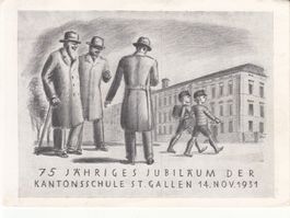 St. Gallen 75 Jahre Kantonsschule 1931