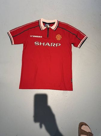 MAILLOT DAVID BECKHAM - MANCHESTER UNITED UMBRO - taille L