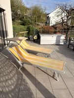 Sonnenliege mit Sonnendach, Sehr robust, Sommer, Liegestuhl