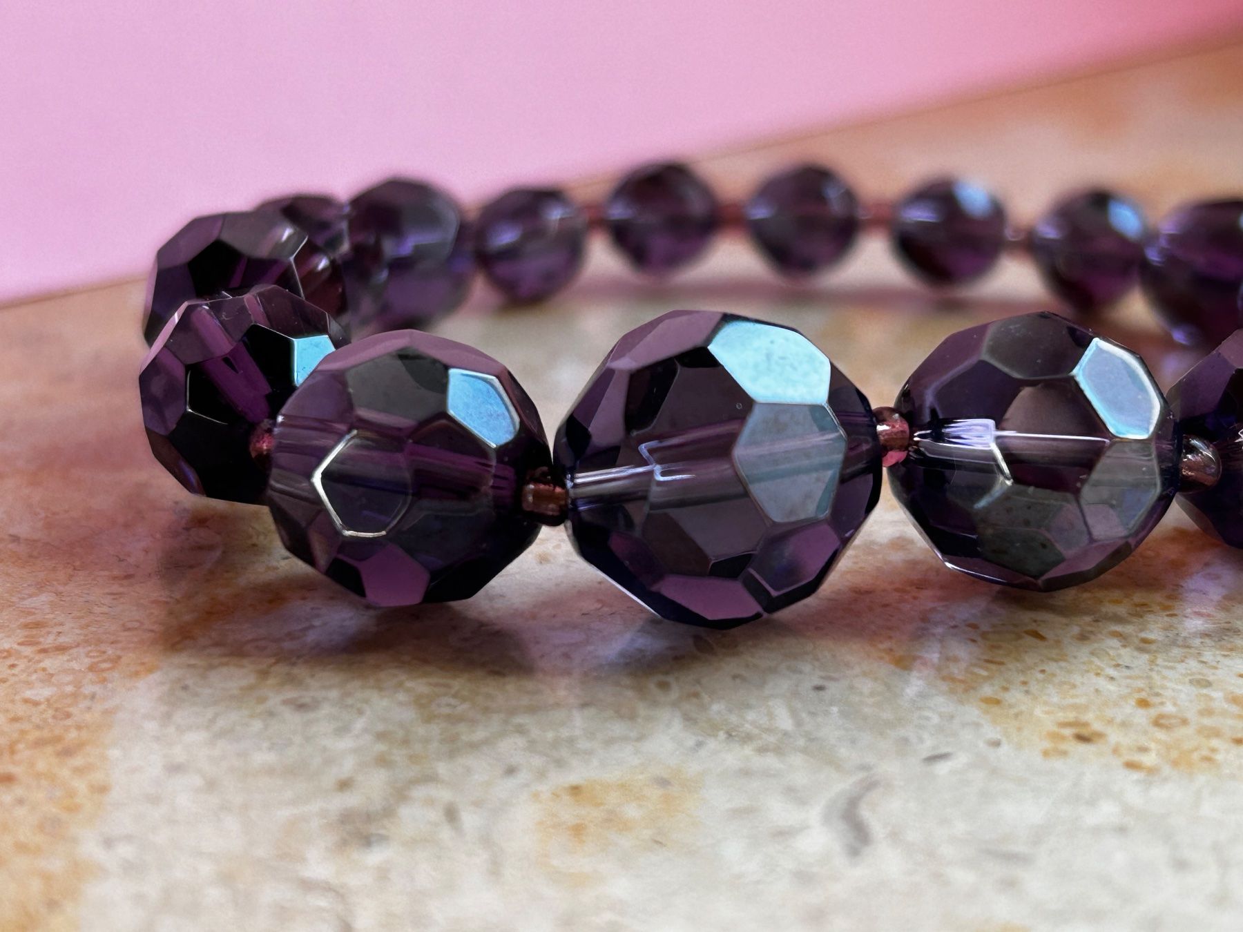 Armbänder & -reifen: Armband violett Disco-Fox oder Charleston – Gebraucht aus Laufen von Bellavitaboom 3