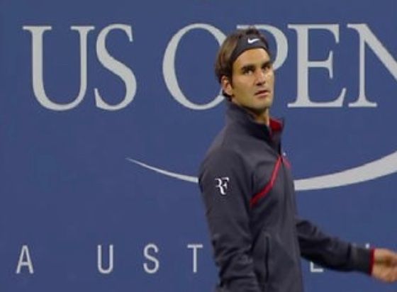 Nike Giacche: Nike Trainerjacke Roger Federer US Open Grösse M – Usato da Freienstein venduto da Golfbueb 3