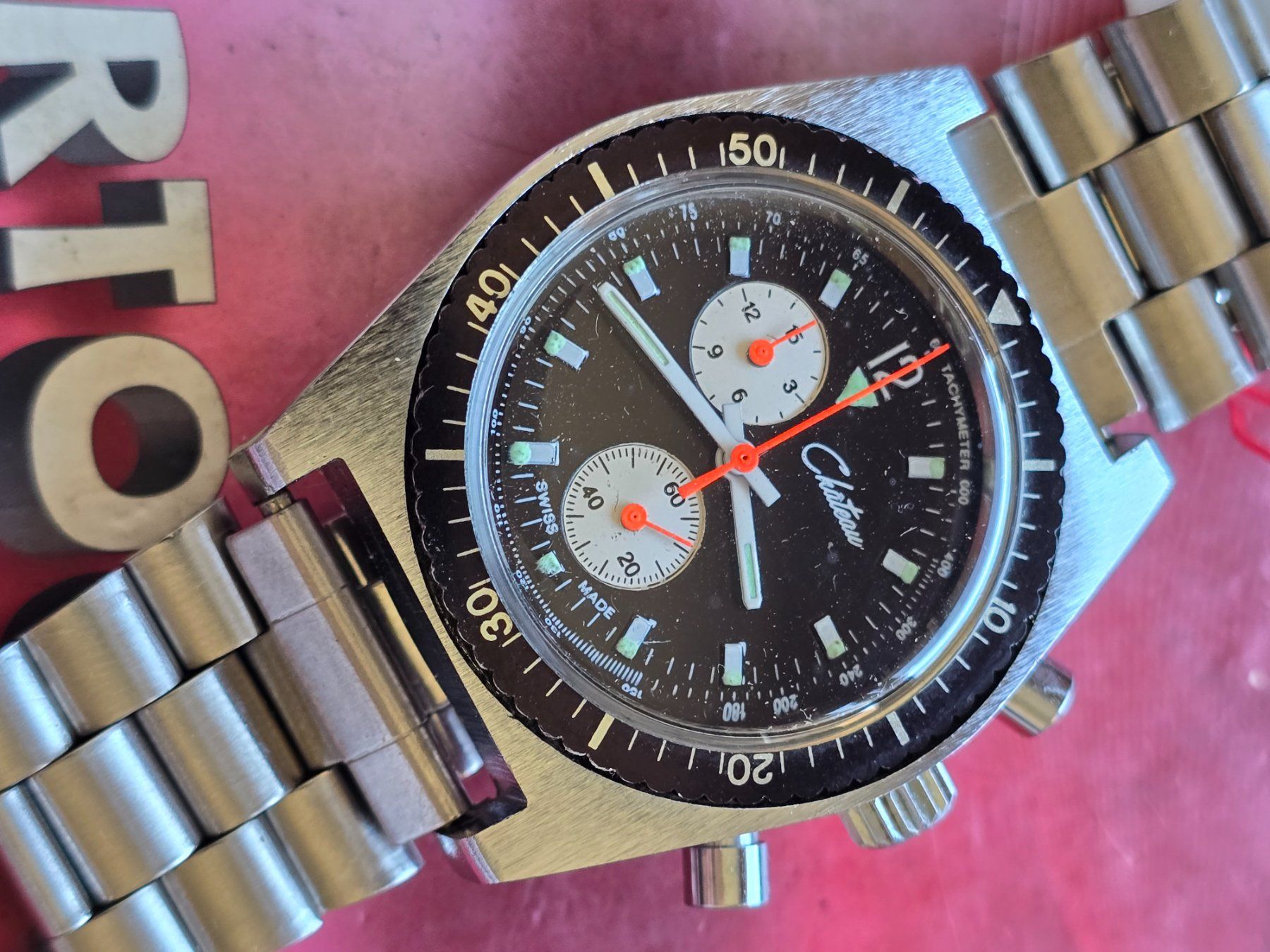 Tissot Orologi: 213 Chateau Chronograph Cal EB 8420 wunderschoen – Usato da Muri AG venduto da Corredor