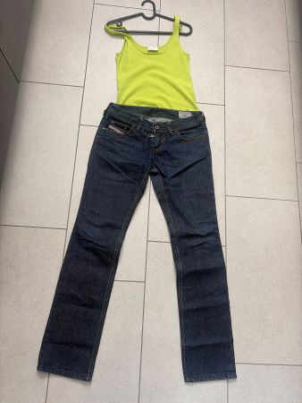 Diesel Lowky W28 L32 Skinny Low Rise Jeans Dunkelblau