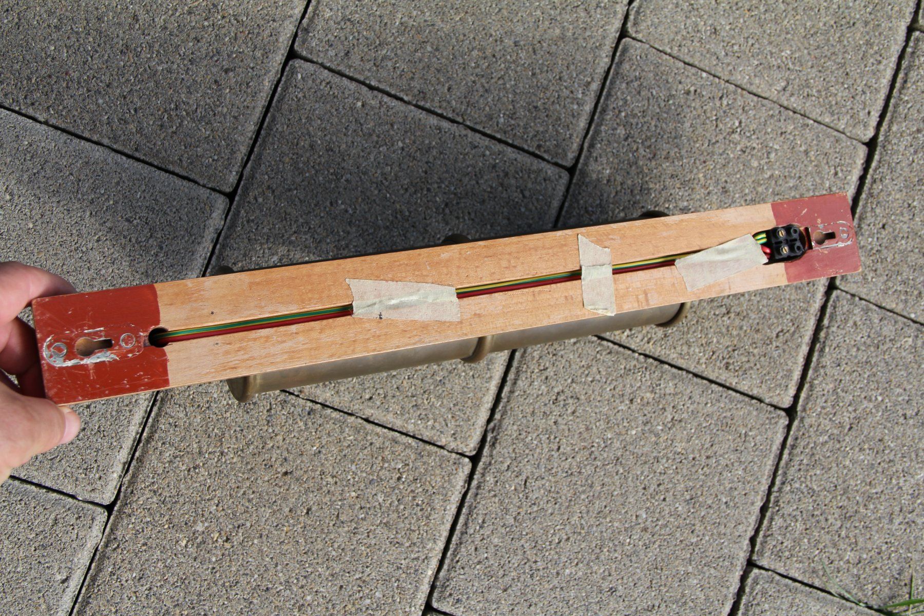SBB/CFF/FFS Sonstige Dekorationen & Accessoires: Wagonbeleuchtung Eisenbahn, Messing,  2x Bajonettfassung – Gebraucht aus Belp von Tomsek 7