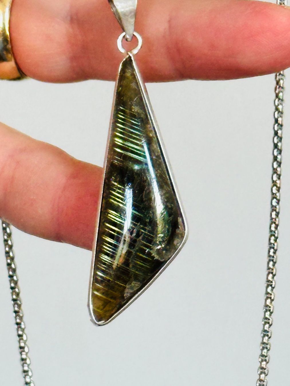 Catenine: Labradorite Gemstone Handmade Jewelry necklace – Nuovo e nell'imballaggio originale da Genève venduto da AGBERG 3