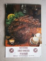 Alter Kalender Metzgerei Amiet, Basel 1979