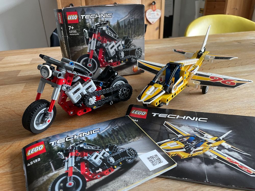 Muscle Motorrad Bausteine 1:8 - 554 Teile Chopper Bausatz Für Erwachsene