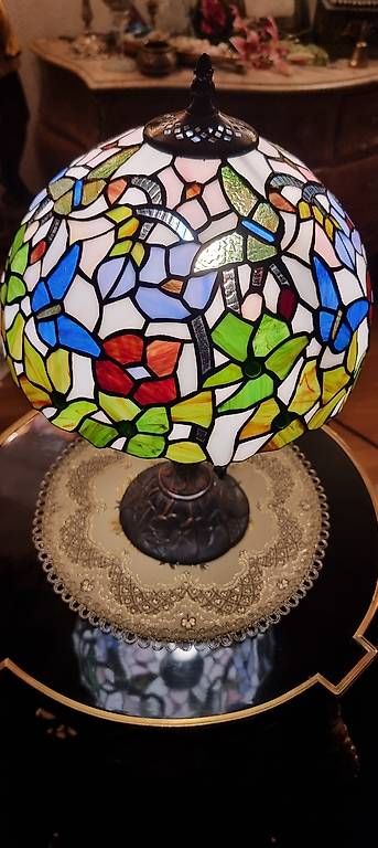 Lampen: Tiffany Lampe, Sommertraum – Neu (gemäss Beschreibung) aus Kaufdorf von Nati-Nati 3