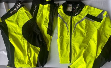 Held Regenkombi Motorrad gelb schwarz gebraucht Damen