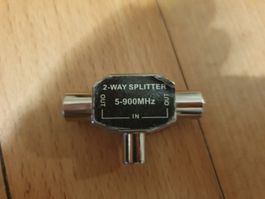 2-Weg Antennen Splitter Verteiler Adapter
