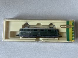 Elektrolokomotive Minitrix SBB CFF Spur N mit OVP grün