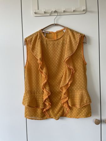 Scotch & Soda Bluse Gelb/Senf Gr. S – Maison Scotch