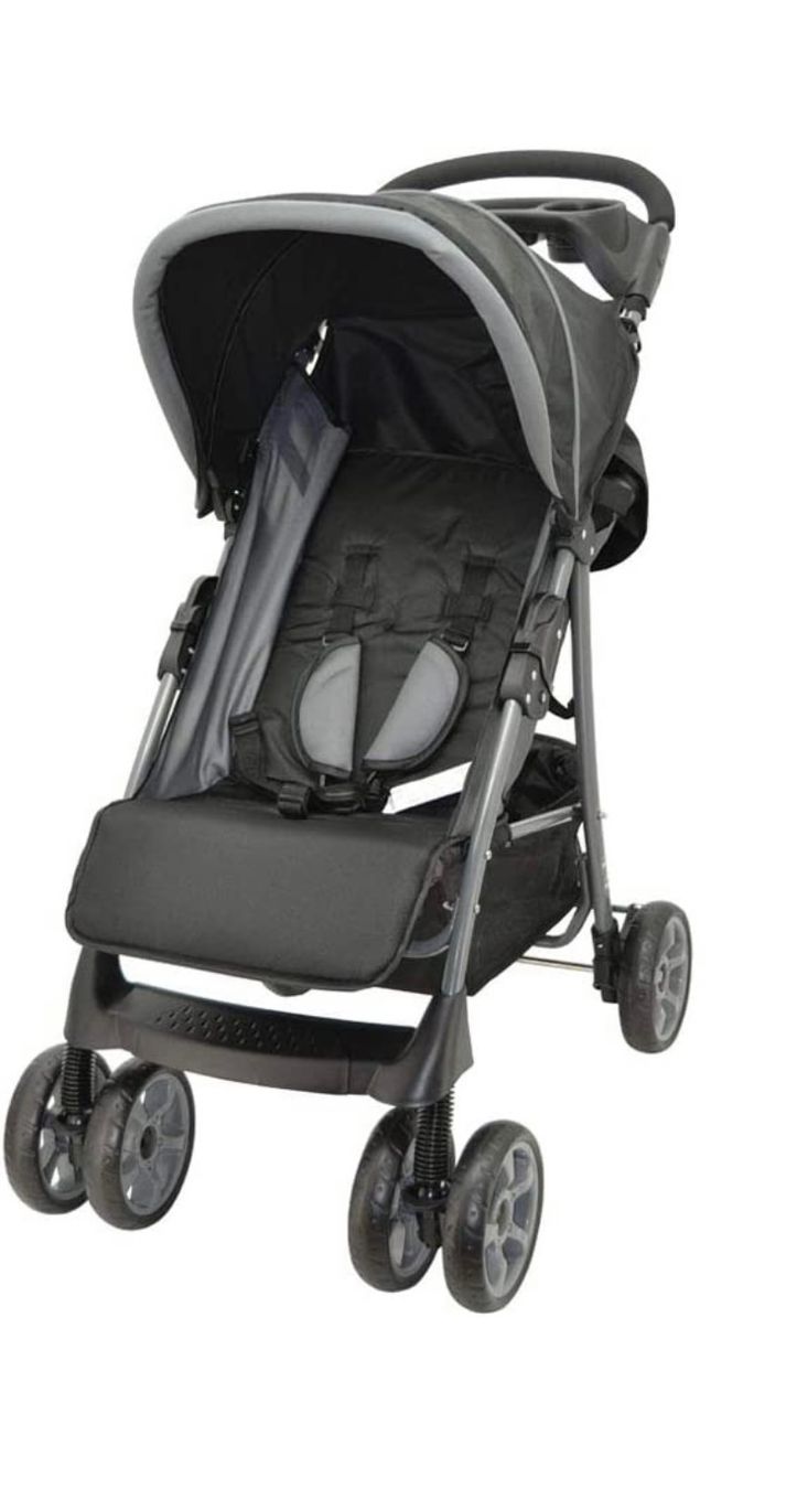 Kinderwagen: Kinderwagen Nania Champion schwarz/grau – Neu und originalverpackt aus Basel von Seifehuesli
