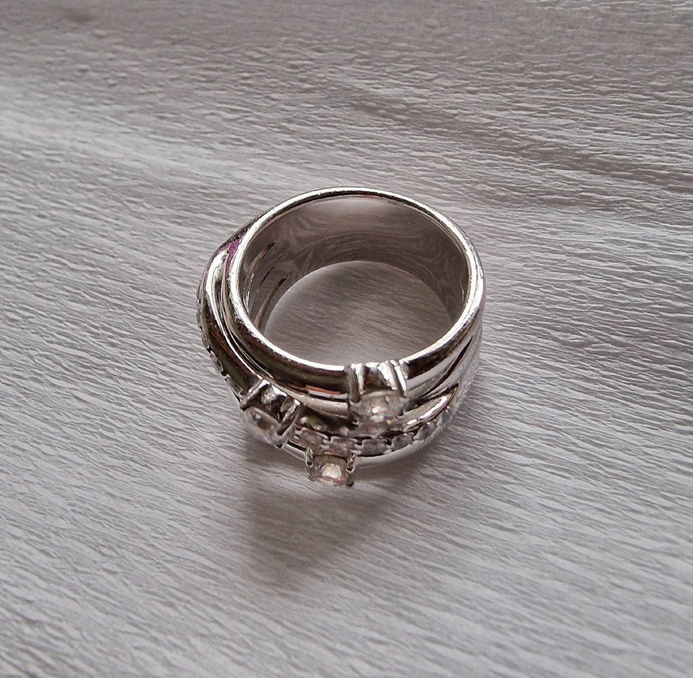 Anelli: Breiter Ring 925 Silber Zirkonia Gr.52 – Usato da Barzheim venduto da spitz01 4