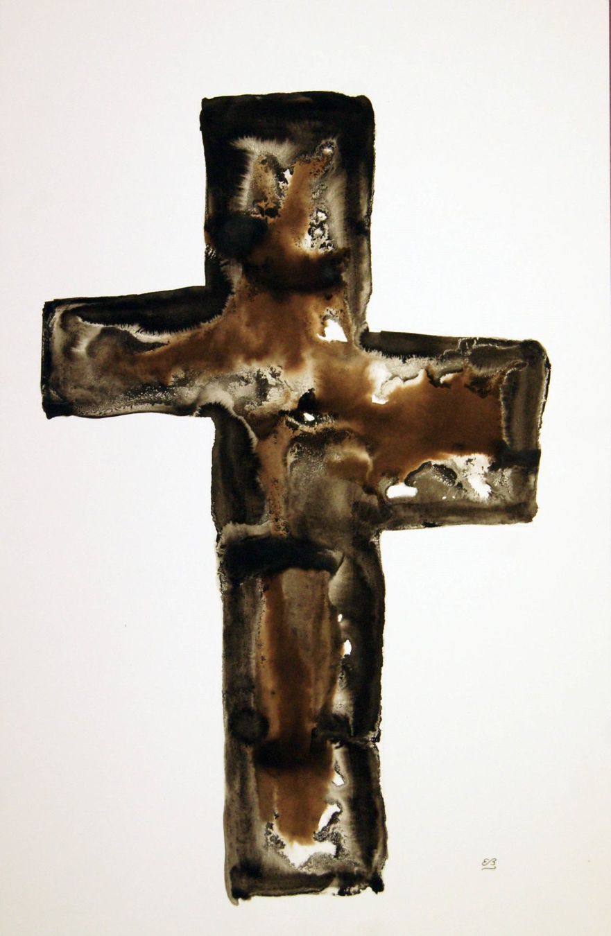 Dipinti: Tusche Zeichnung: Another cross – Nuovo (secondo la descrizione) da Fribourg venduto da erw_68dx