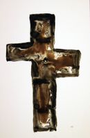 Tusche Zeichnung: Another cross