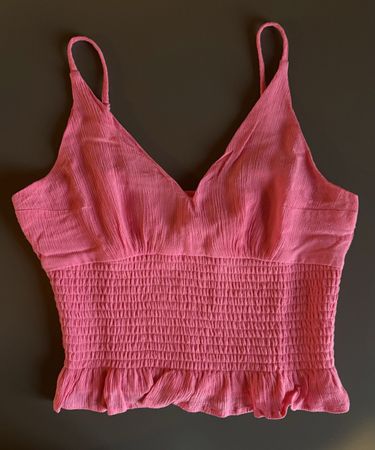 Sommerliches Top in knalligem Pink - Hollister