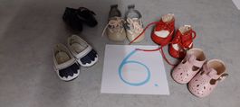 5 Paar Puppenschuhe  auch H. Ott