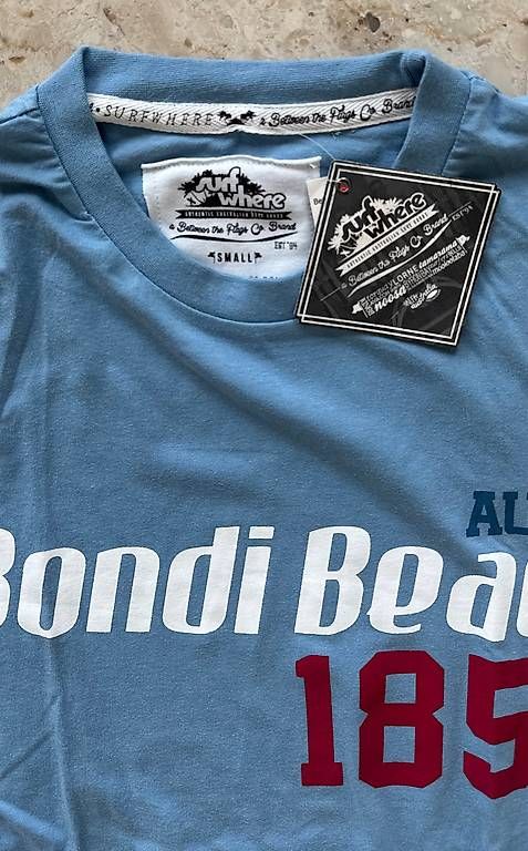 T-shirt: T-Shirt Bondi Beach, hellblau NEU – Nuovo e nell'imballaggio originale da Kilchberg ZH venduto da eti_m9g8 1