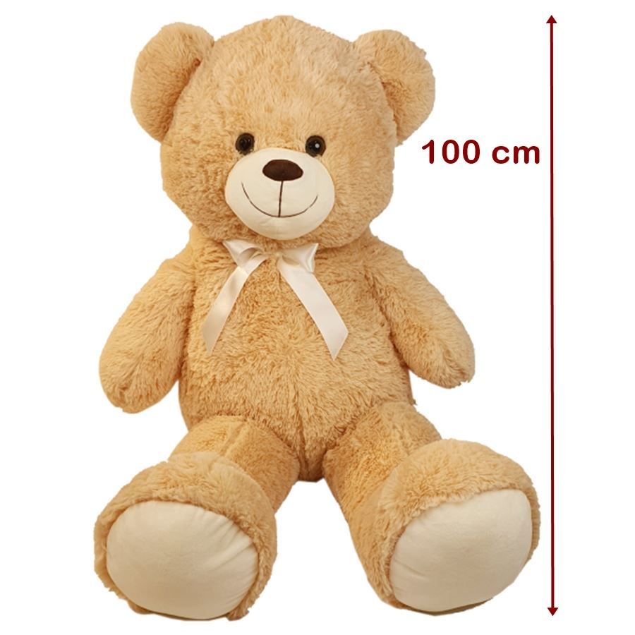 Giocattoli: Plüschbär, Kuschelbär Beige 100cm gross – Nuovo e nell'imballaggio originale da Wettingen venduto da kochshop 1