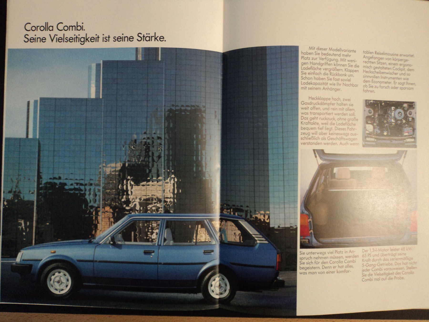 Toyota Documenti: Prospekt Toyota Corolla 1983 mit Coupé GT – Usato da Schwarzenburg venduto da modelCARama 7