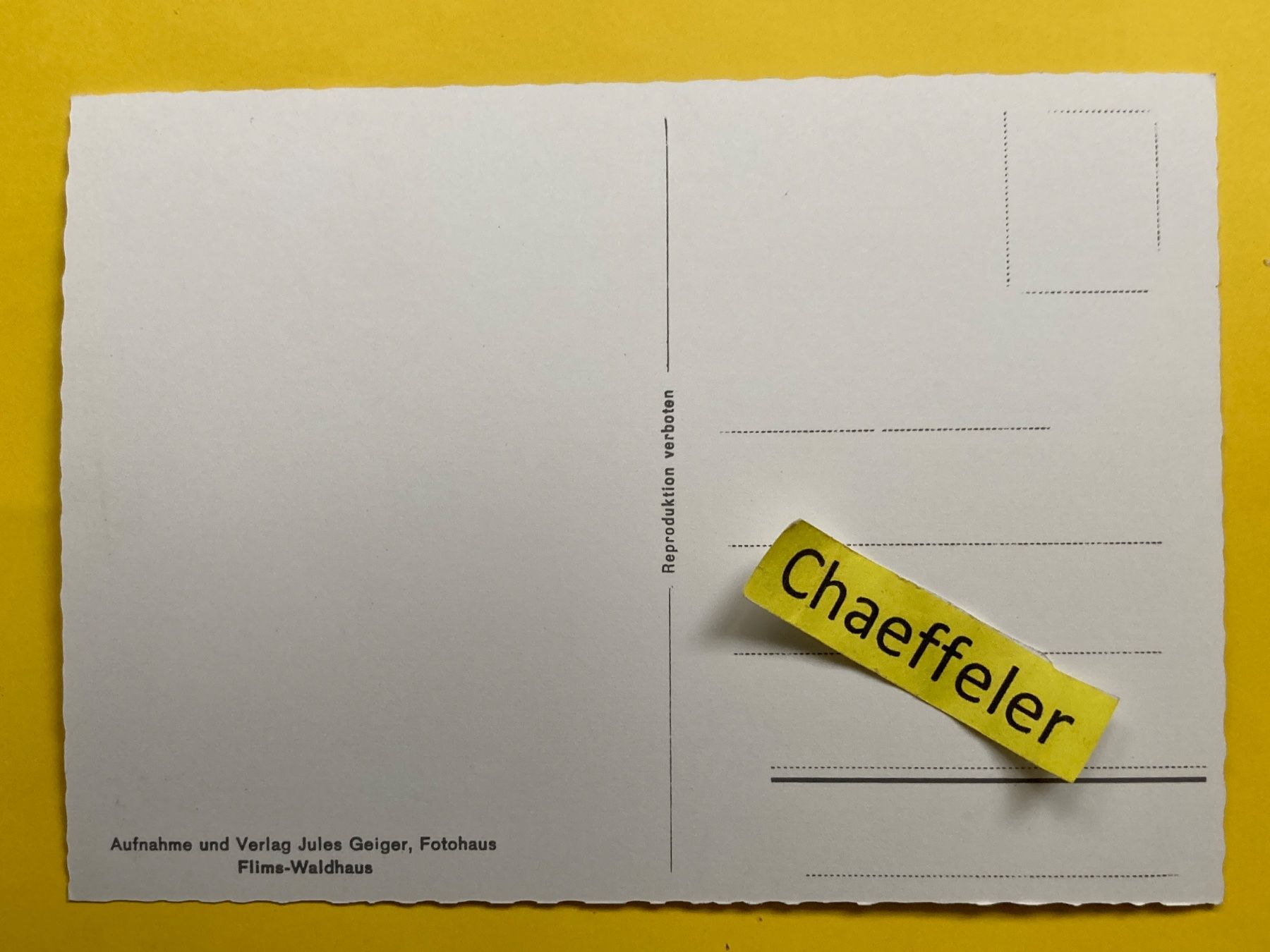 Ansichtskarten: Thusis gegen die Viamala – Gebraucht aus Zürich von Chaeffeler 1