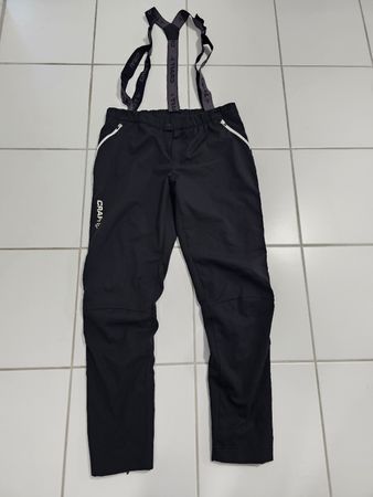Craft Herren Langlaufhose mit Hosenträgern schwarz Grösse XL