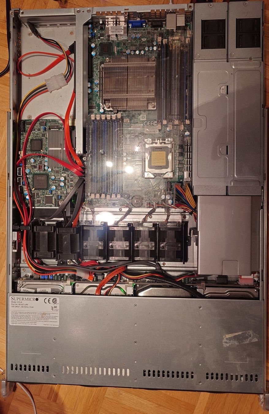 Supermicro Server: SuperMicro Server 1U 19" 2x PSU CPU | RAM | Mainboard | HDD – Usato da Ostermundigen venduto da Chrisascht