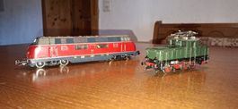 H0 Märklin AC Analog E6302 + V200 056 Loks.