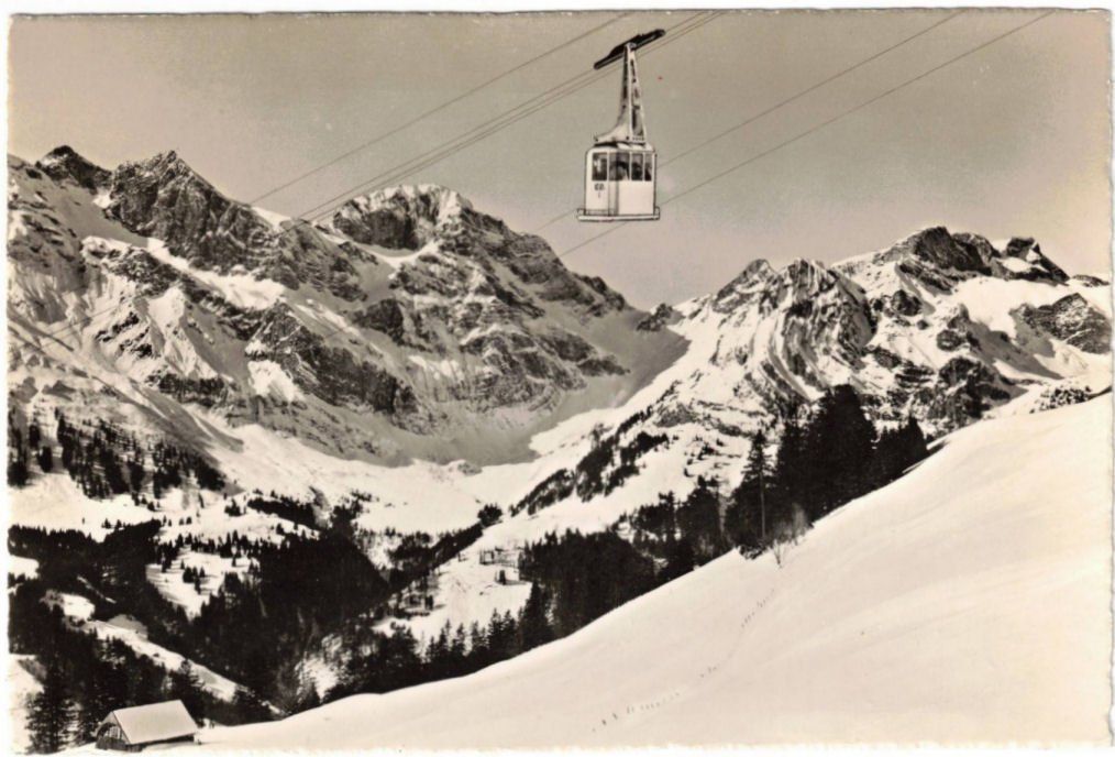 Ansichtskarten: Engelberg - Luftseilbahn Brunni – Gebraucht aus Binningen von Mountainrider