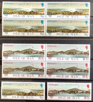 1977  Insel Mann -GB - Landschaften - 4er Satz + Einzel **