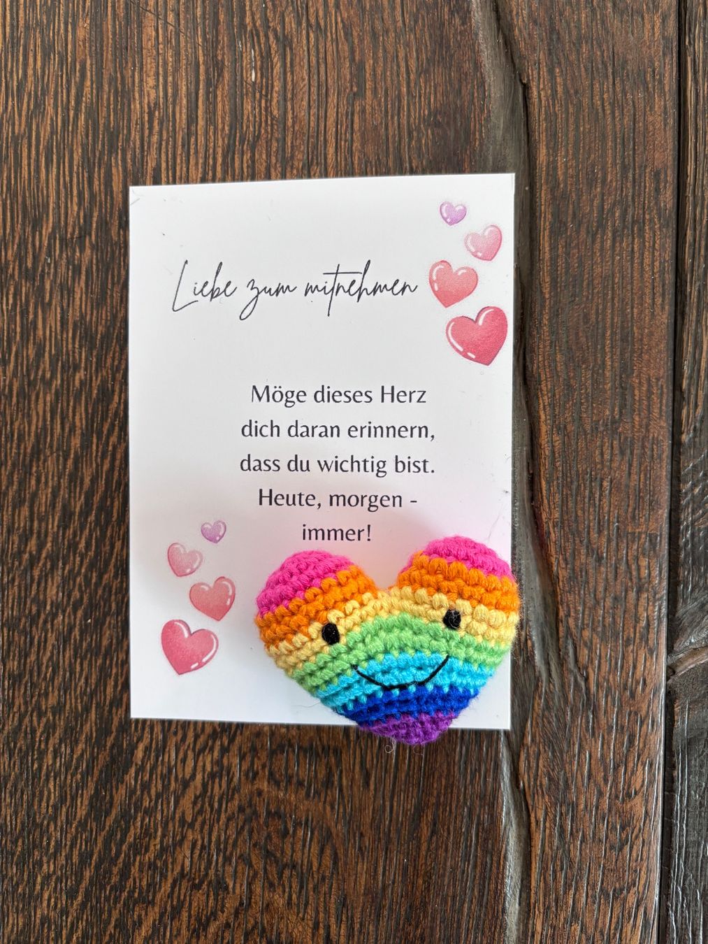Tutte le decorazioni: Gehäkeltes Herz Regenbogen handgemacht – Nuovo (secondo la descrizione) da St. Niklaus VS venduto da loumonrohandmade