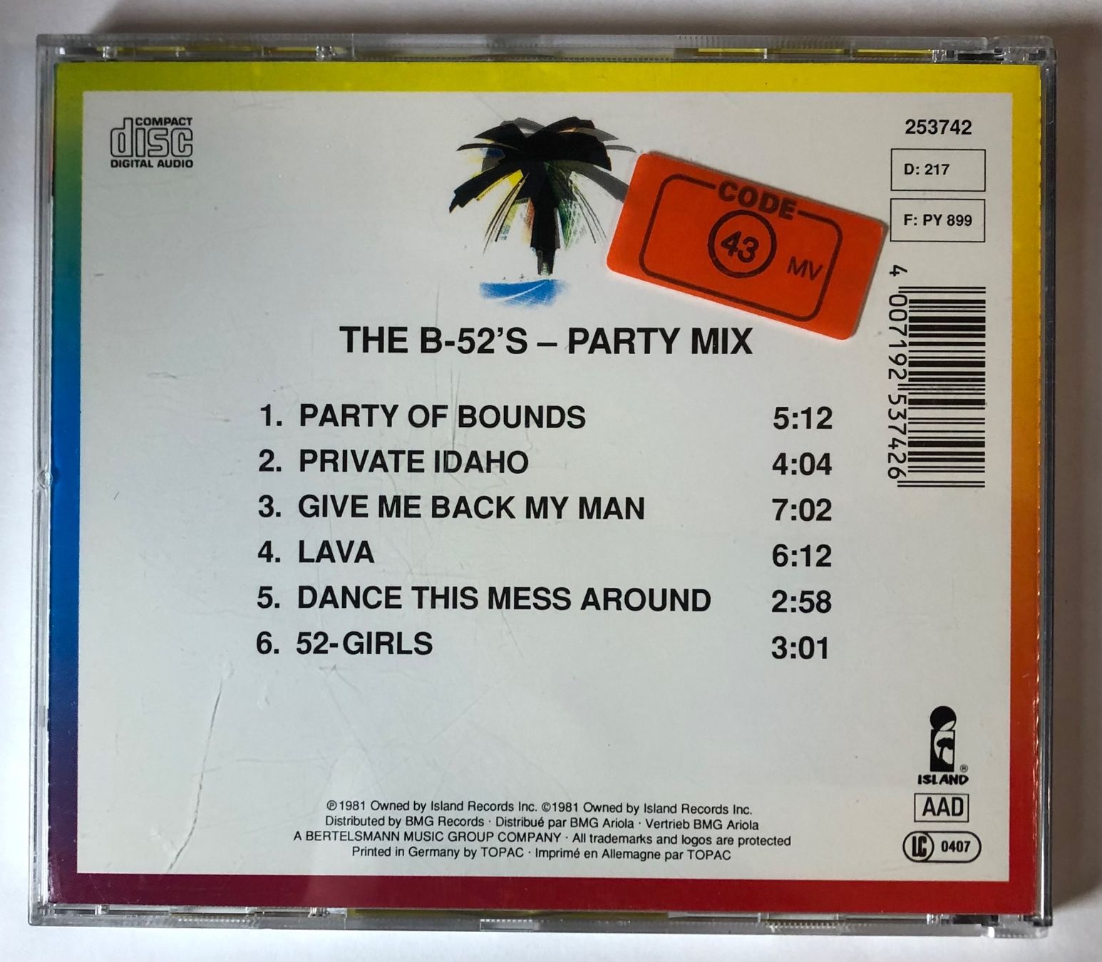 Dischi in vinile: THE B-52'S - PARTY MIX! – Usato da Poliez-Pittet venduto da Newtown-Records 1