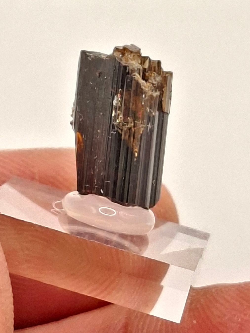 Minerali & Pietre curative: toller Vesuvian - Einzelkristall mit intakten Kristallfläche – Usato da Brunnenthal venduto da Strahler67 3