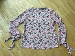 Sommer Bluse Schmetterlinge, Gr 38