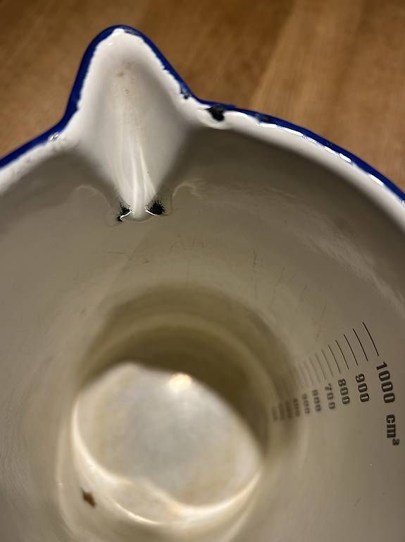 Tutte le decorazioni: Krug Emaille Drogerie mit Gebrauchsspuren – Usato da Bremgarten b. Bern venduto da m-stalder80 2