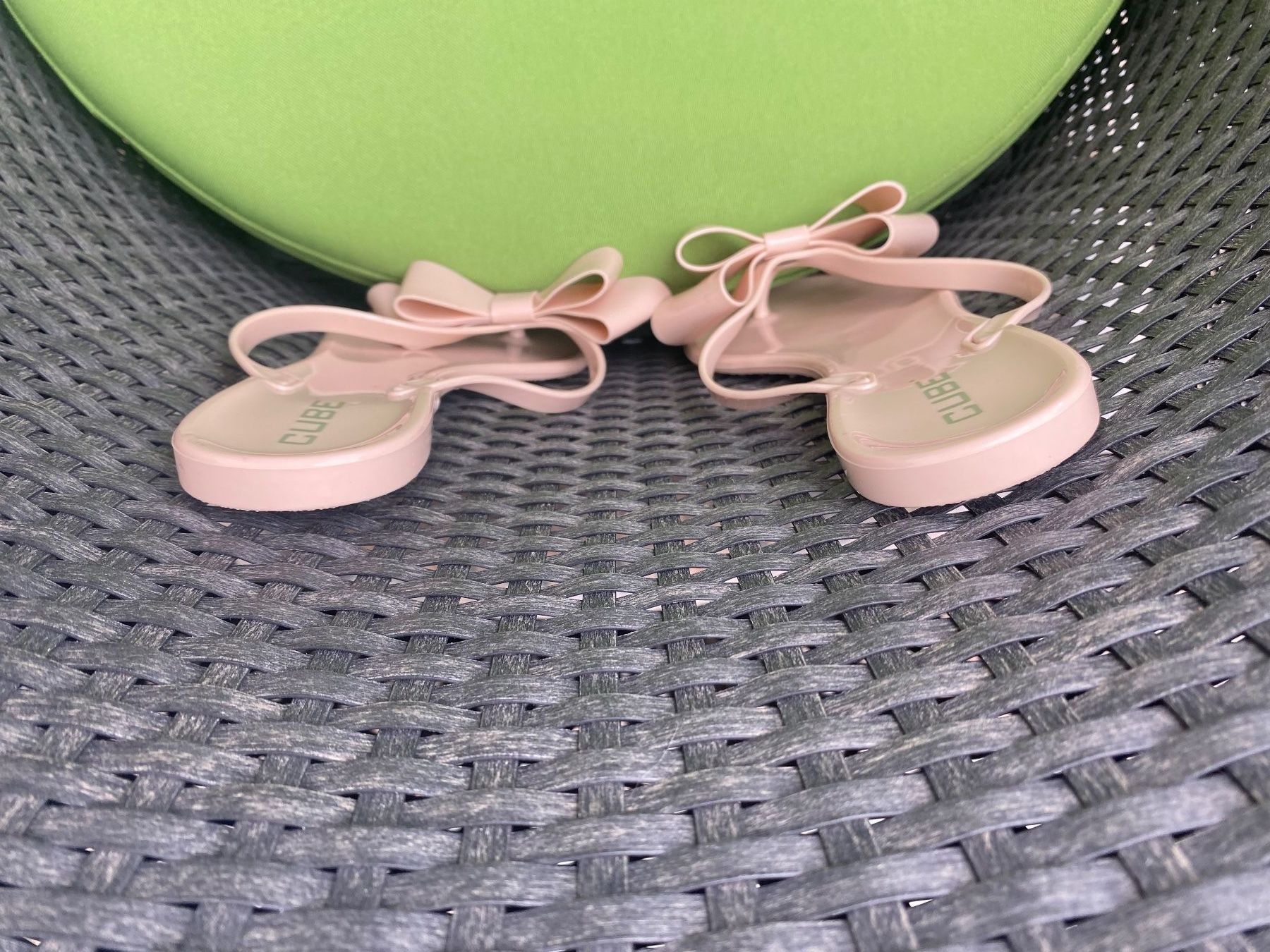 Cube Damenschuhe: SUMMERTIME - stilvolle/edle Flip-Flops, beige/crème, 38 – Neu (gemäss Beschreibung) aus Winkel von ferrari2022 6